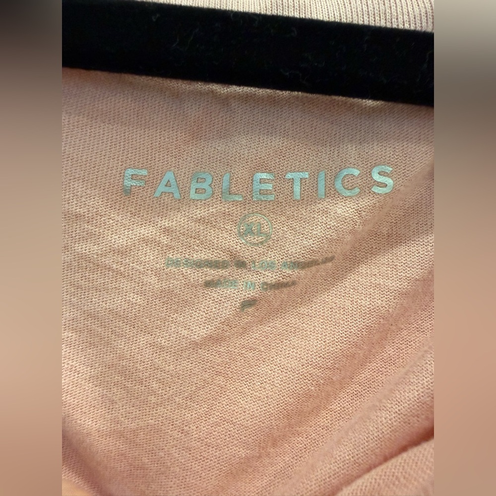 Fabletics 100% Cotton Cropped Boxy Long-Sleeve - Picture 7 of 8